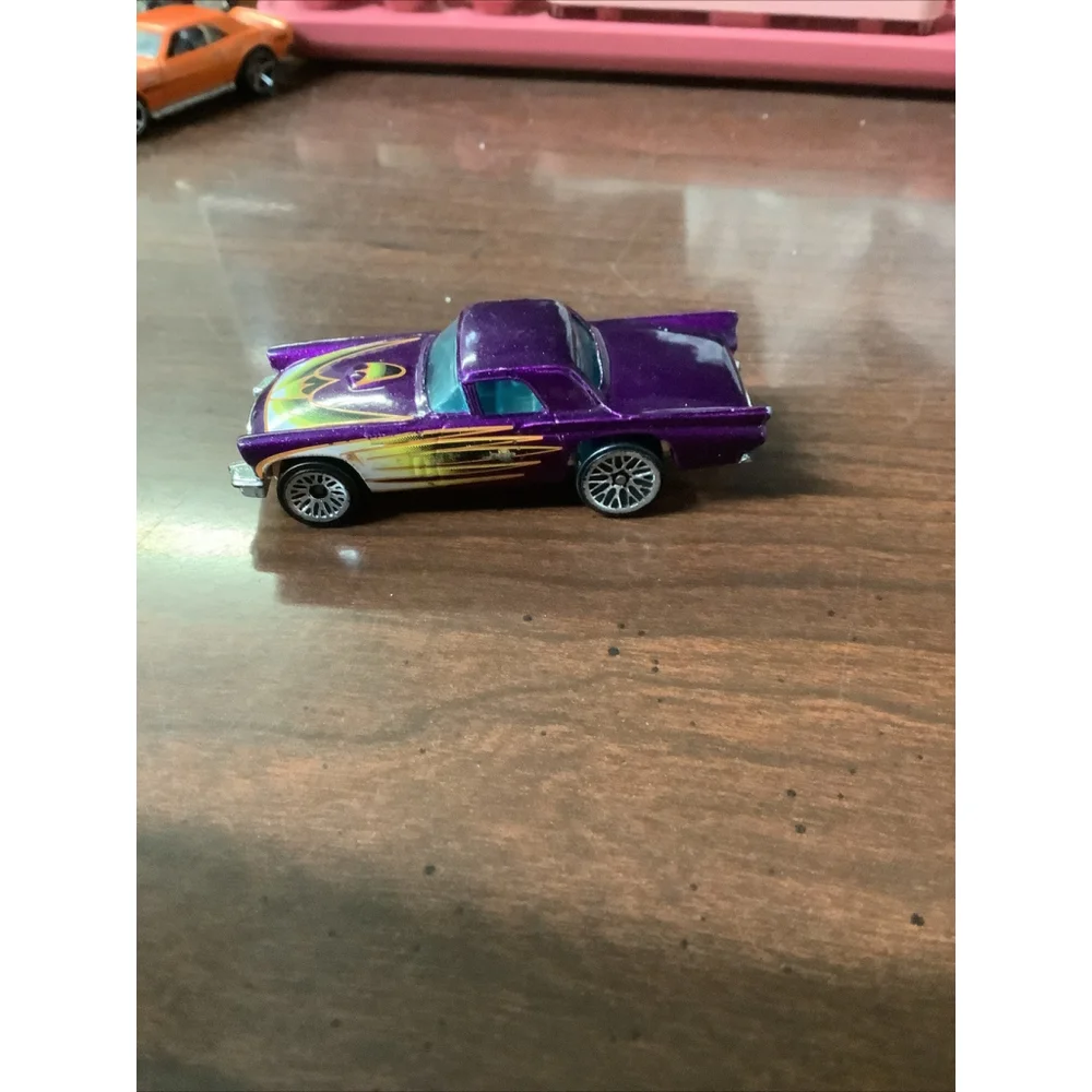 Vintage 1977 Hot Wheels Malaysia 1957 T-Bird Purple Mattel Rare Color